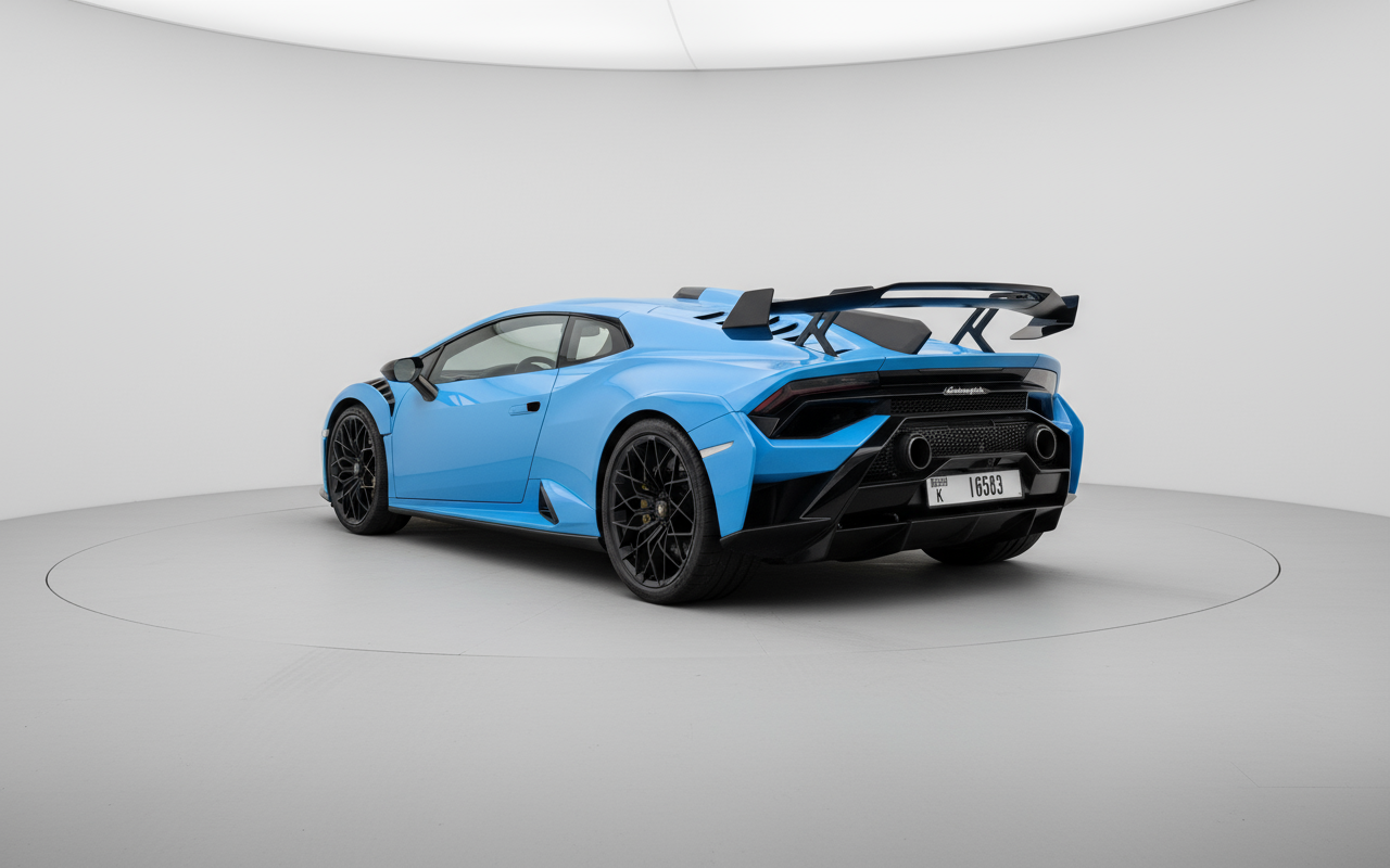 Rent Lamborghini Huracan STO 2024 Blue K16583 or similar