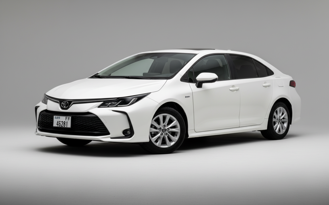 Rent Toyota Corola 2025 White 46281FF or similar