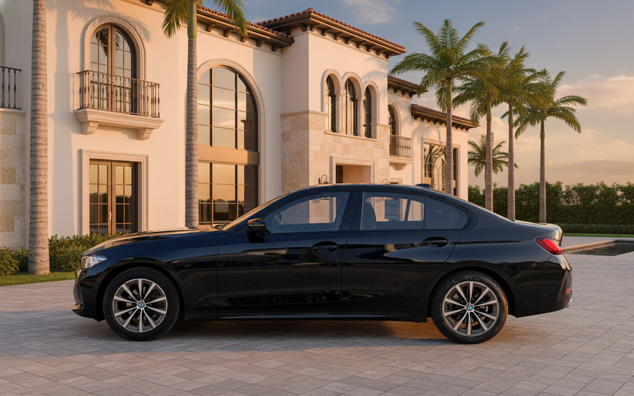 Rent BMW 318 2025 Black 41076I or similar