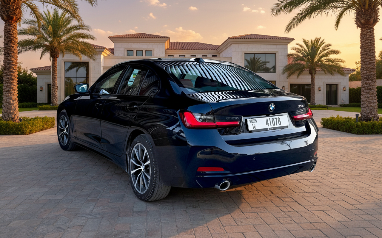 Rent BMW 318 2025 Black 41076I or similar