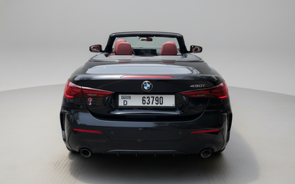 Rent BMW 430I Convertible 2025 Black 63790D or similar
