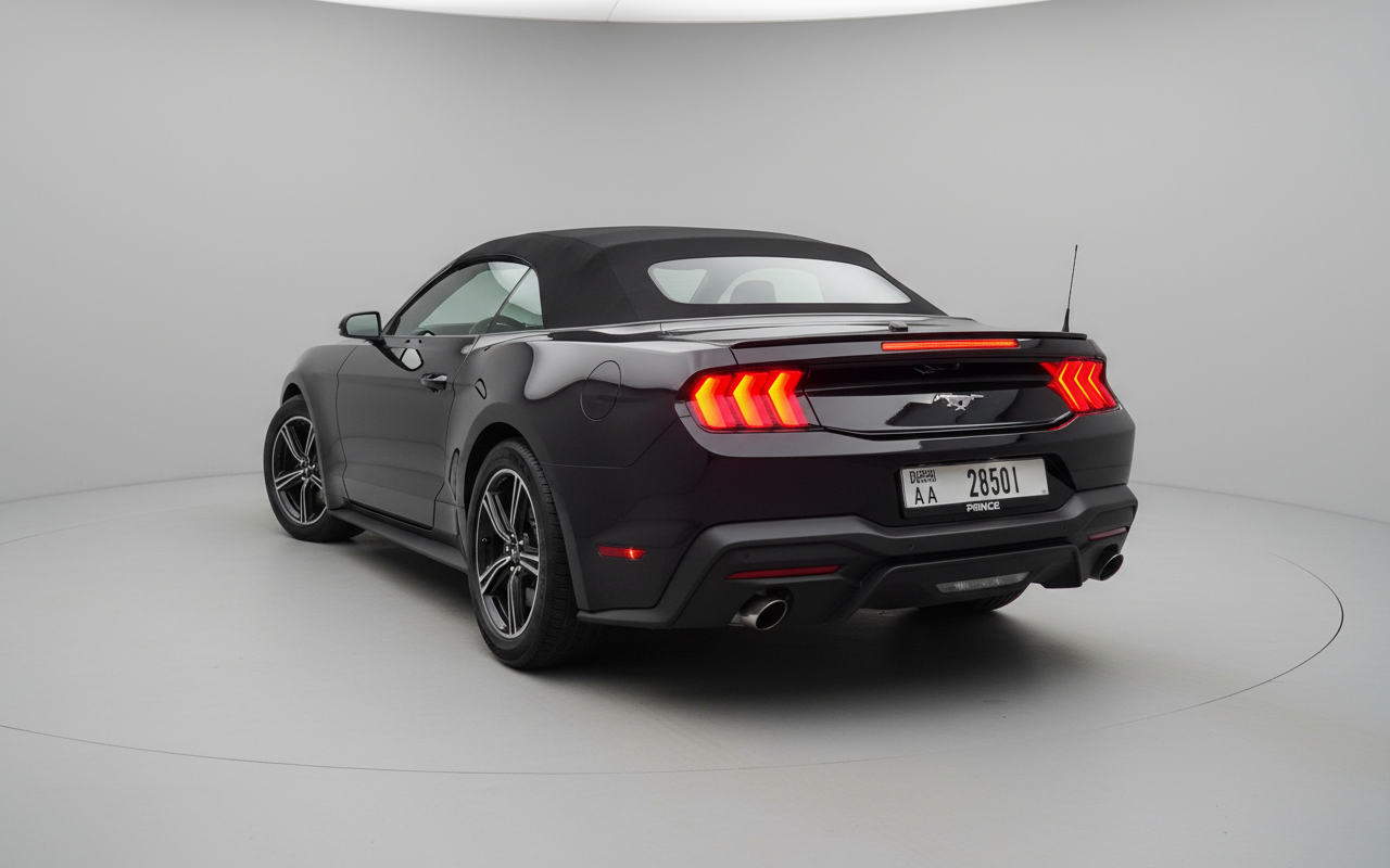 Rent Ford Mustang Convertible 2024 Black 28501AA or similar