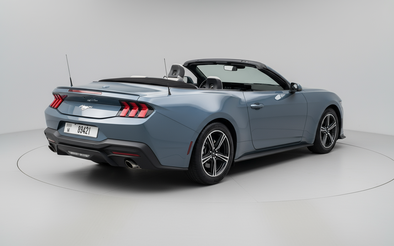 Rent Ford Mustang Convertible 2024 Blue 89421W or similar