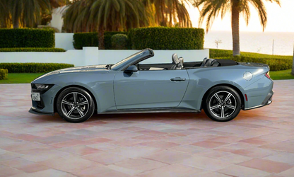 Rent Ford Mustang Convertible 2024 Blue 89421W or similar
