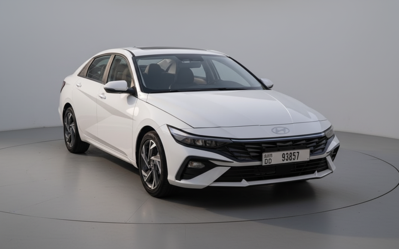 Rent Hyundai Elantra 2025 White 59782F or similar