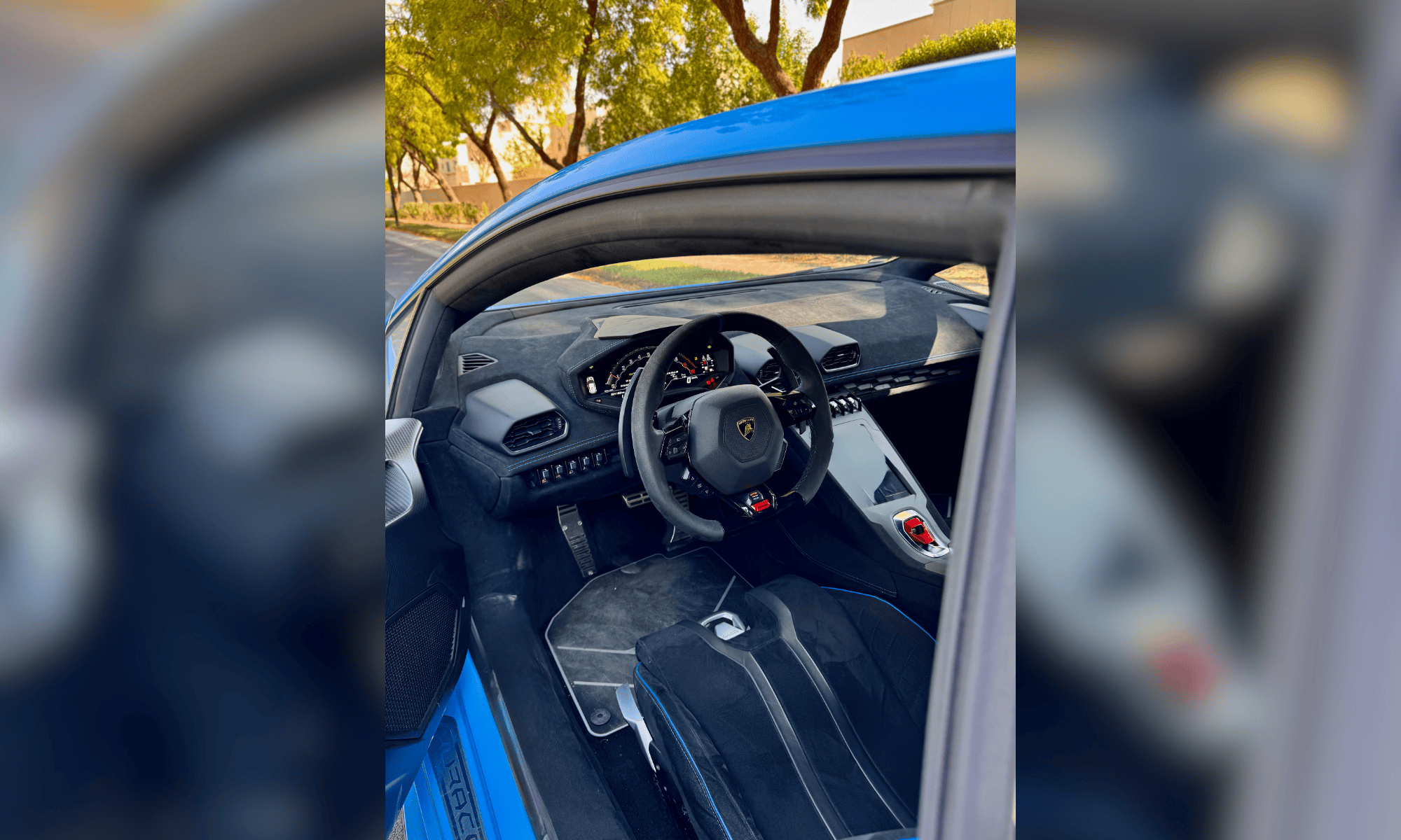 Rent Lamborghini Huracan STO 2024 Blue K16583 or similar