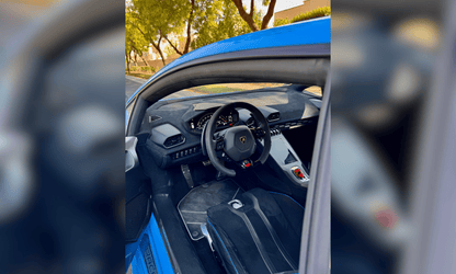 Rent Lamborghini Huracan STO 2024 Blue K16583 or similar