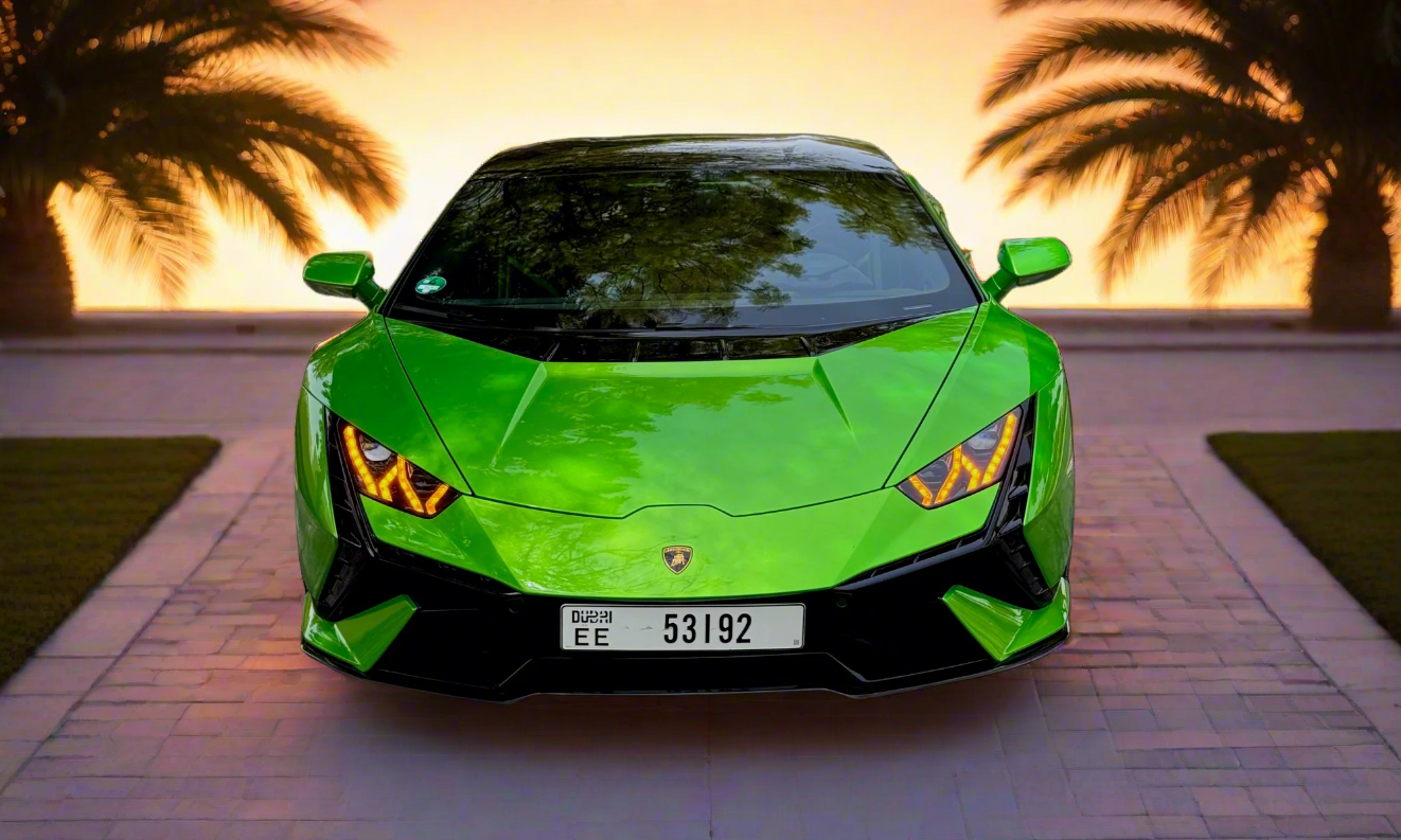 Rent Lamborghini Huracan Tecnica 2023 Green 53192EE or similar