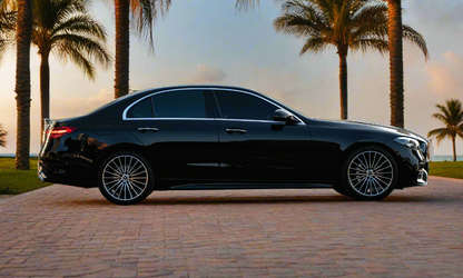 Rent Mercedes-Benz C200 2024 Black 68658M or similar