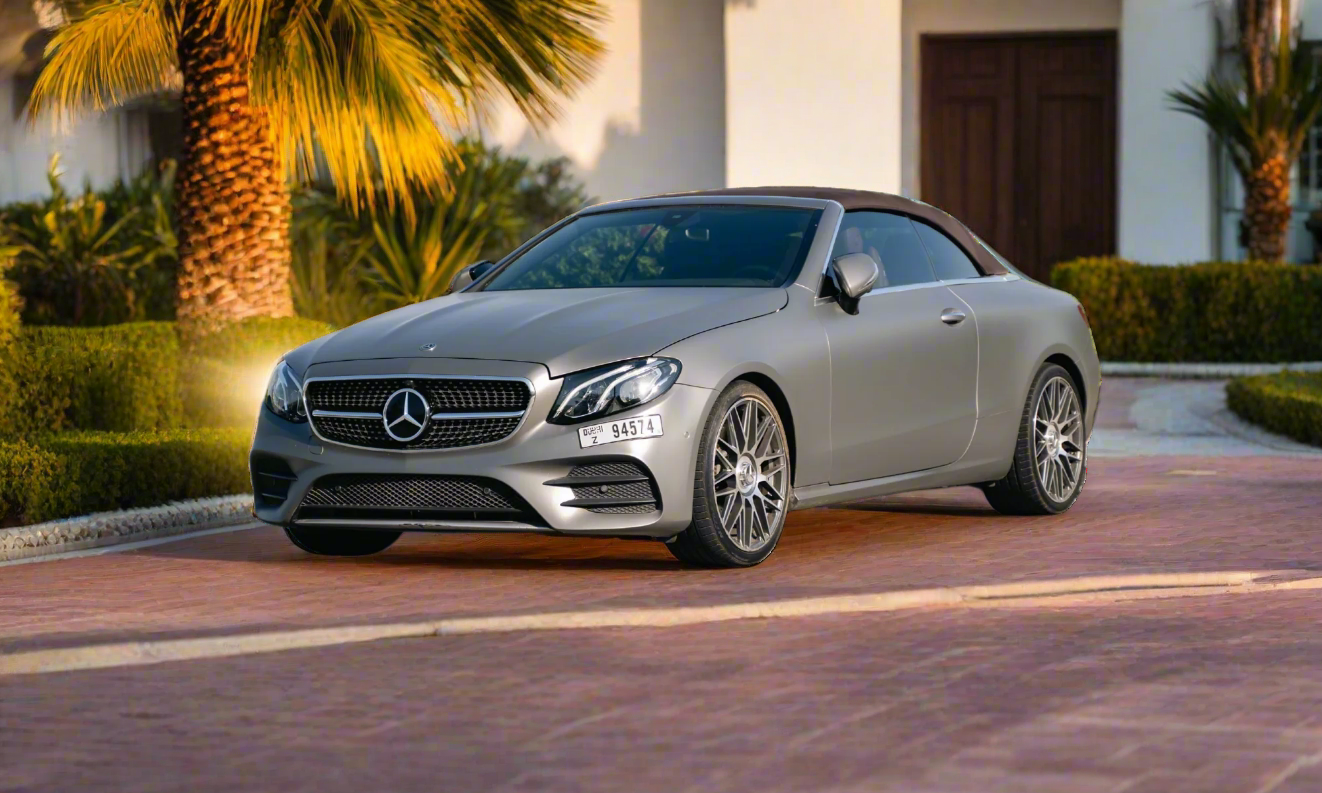 Rent Mercedes-Benz E450 Convertible 2020 Grey 94574Z or similar