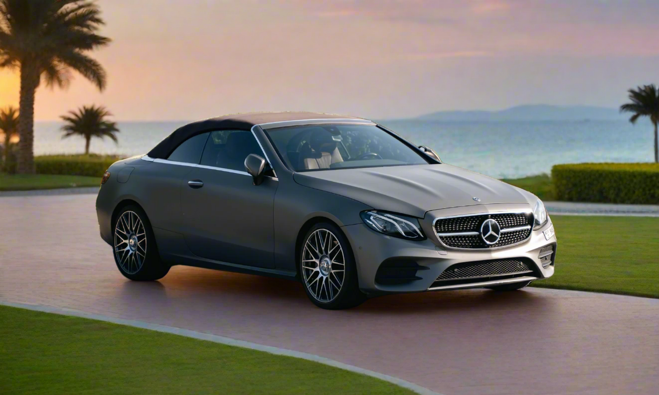 Rent Mercedes-Benz E450 Convertible 2020 Grey 94574Z or similar