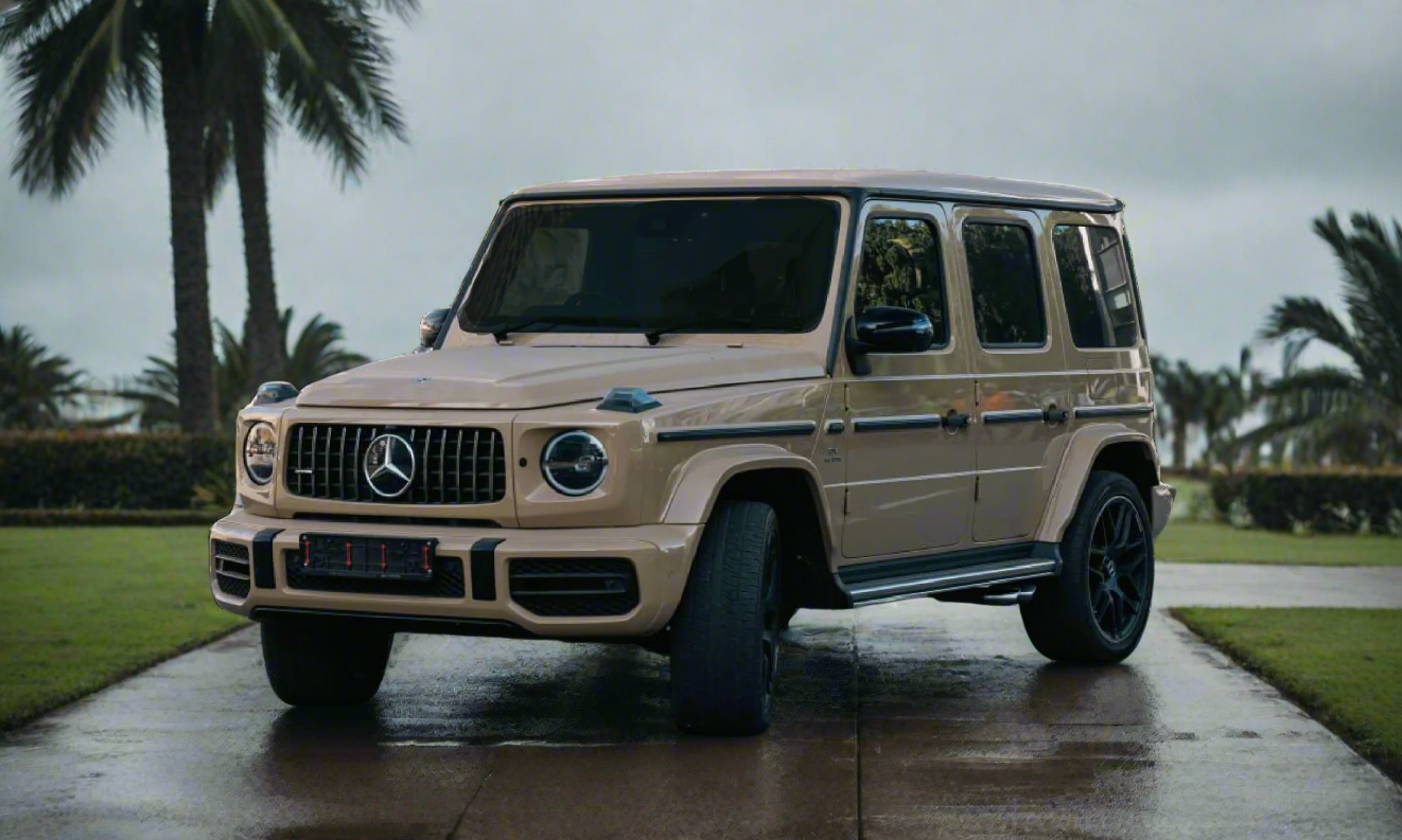 Rent Mercedes-Benz G63 AMG 2022 Beige 10863R or similar