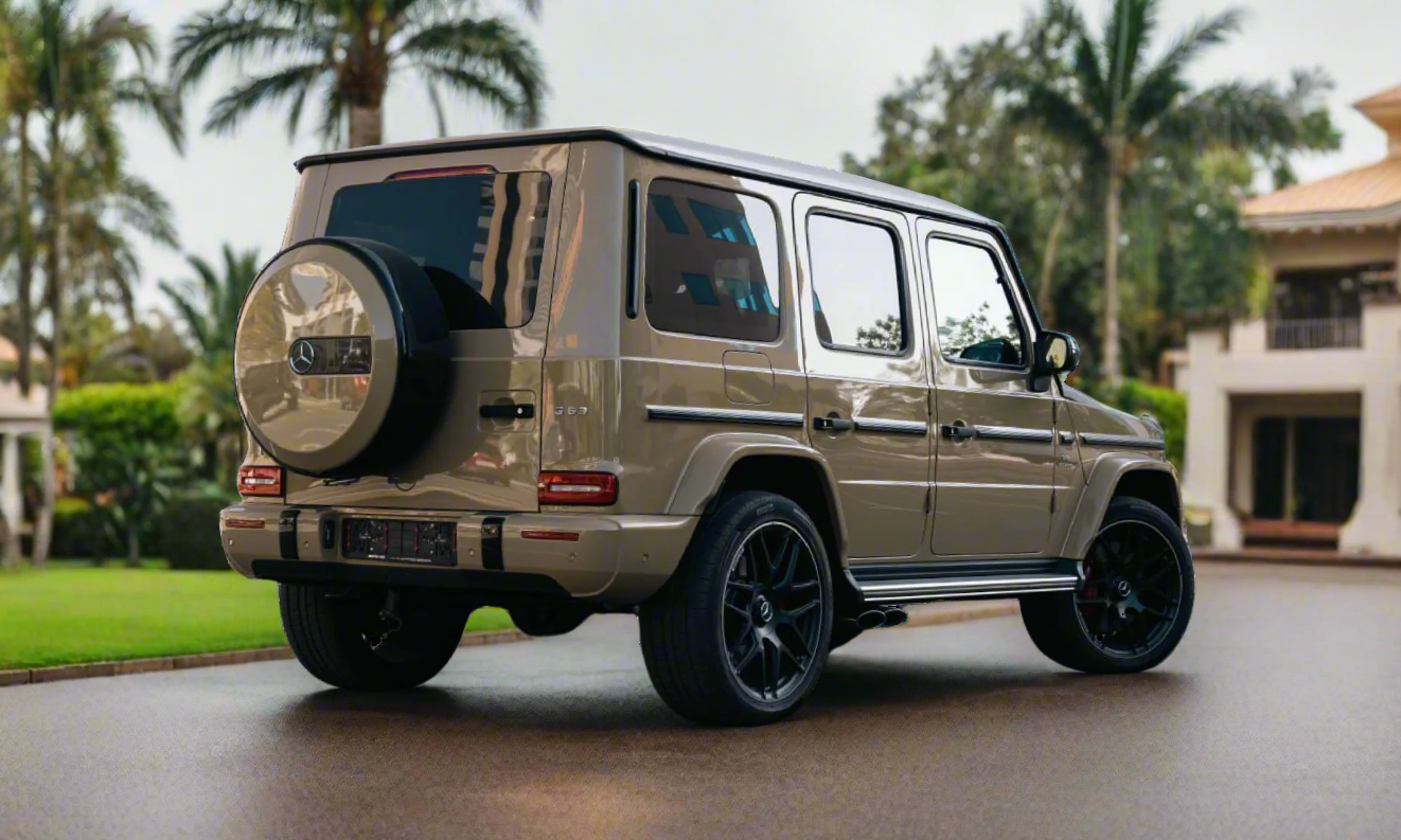 Rent Mercedes-Benz G63 AMG 2022 Beige 10863R or similar