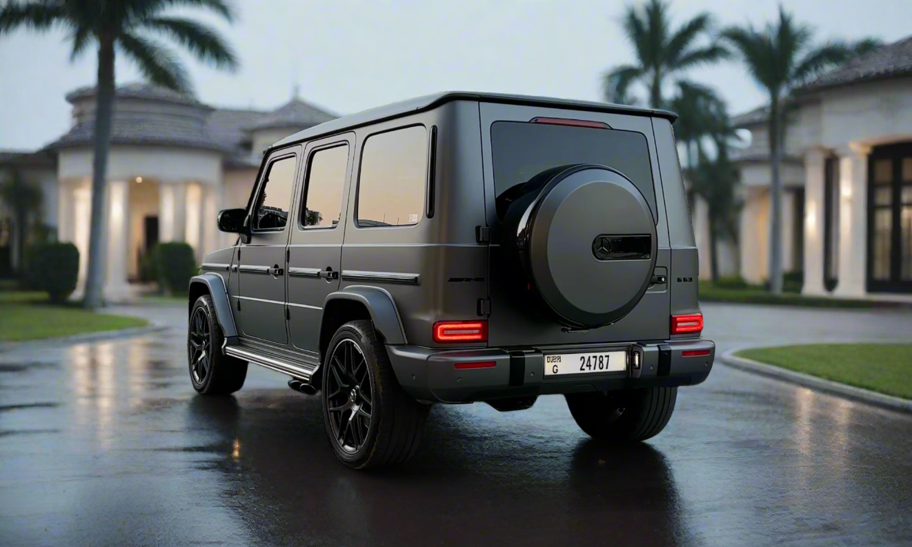 Rent Mercedes-Benz G63 AMG 2023 Grey 24787G or similar