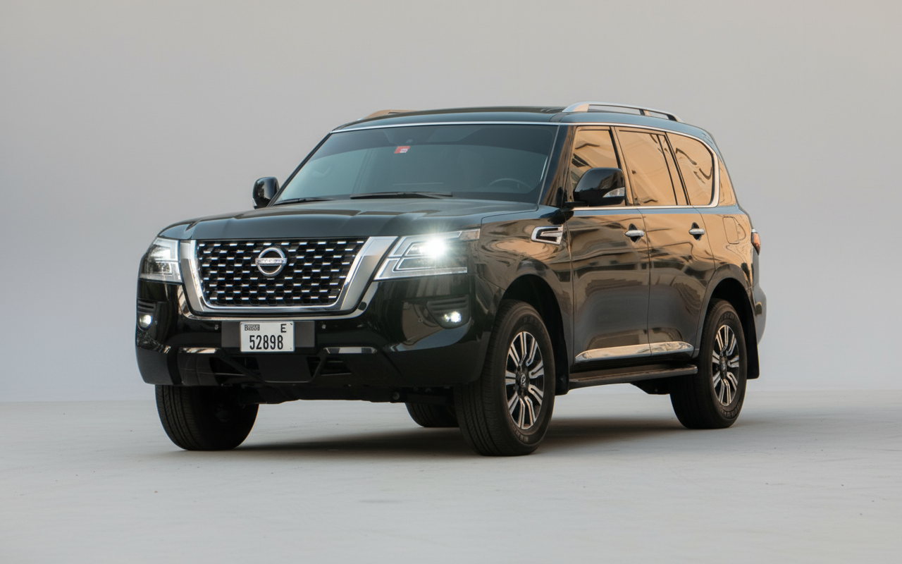 Rent Nissan Patrol 2022 Black 52898E V6 or similar