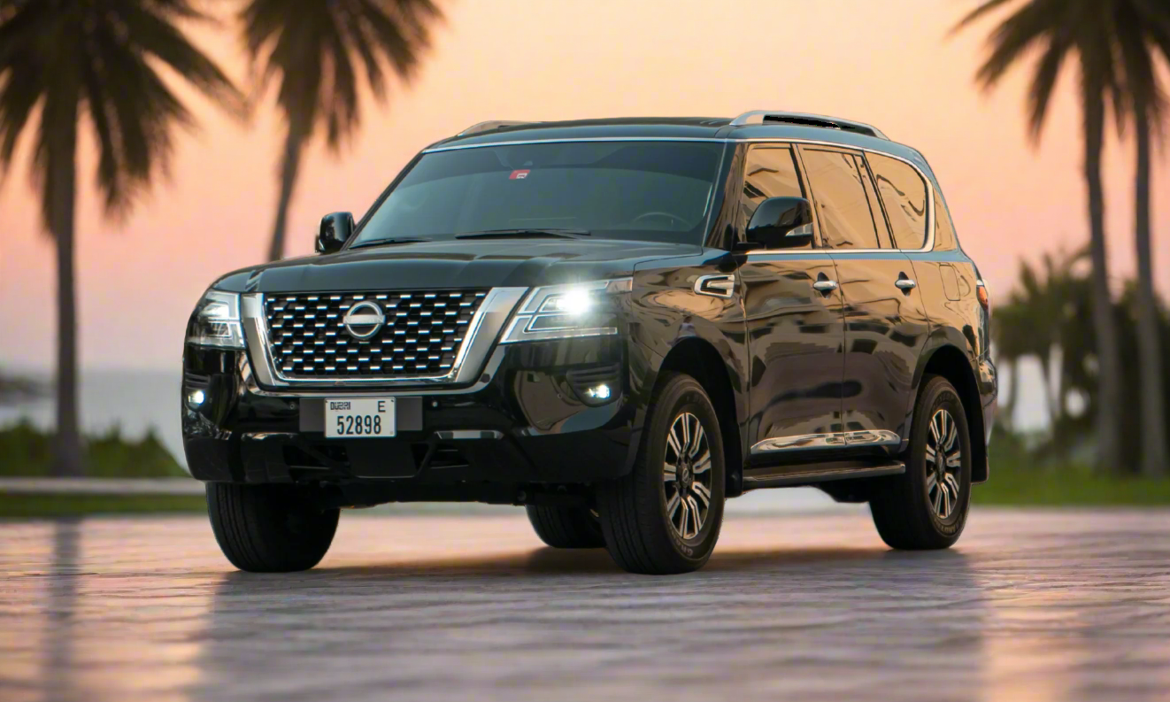 Rent Nissan Patrol 2022 Black 52898E V6 or similar