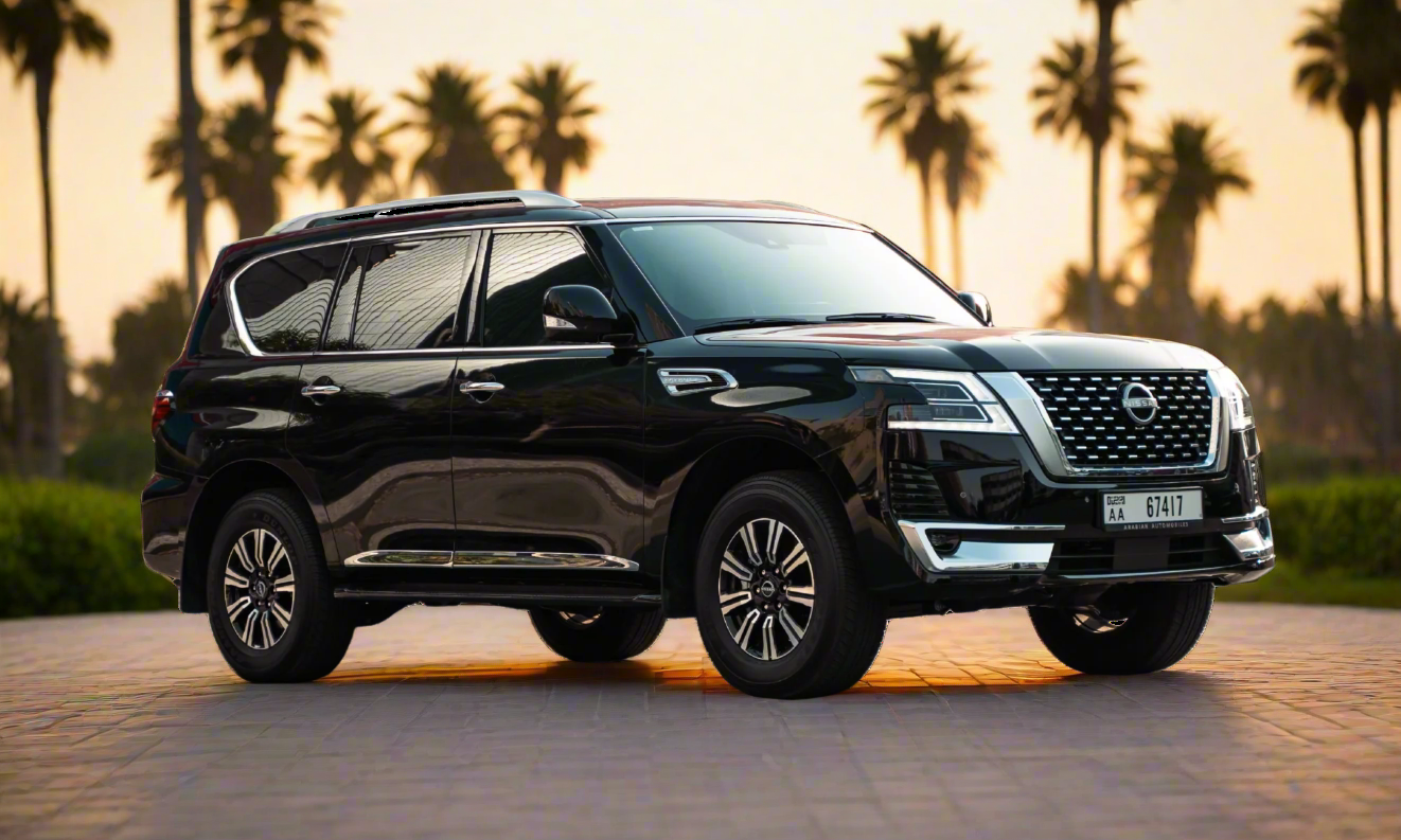 Rent Nissan Patrol 2022 Black 52898E V6 or similar