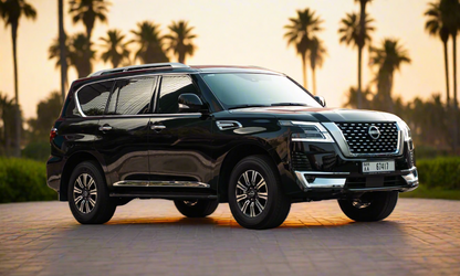 Rent Nissan Patrol 2022 Black 52898E V6 or similar