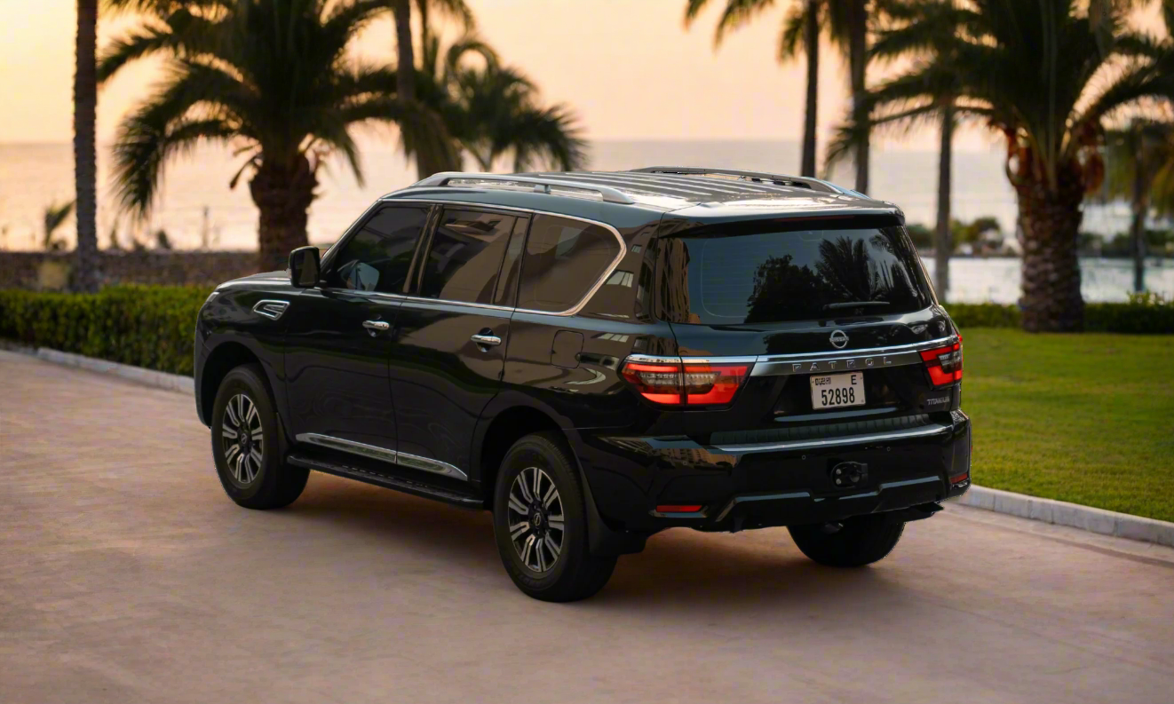 Rent Nissan Patrol 2022 Black 52898E V6 or similar