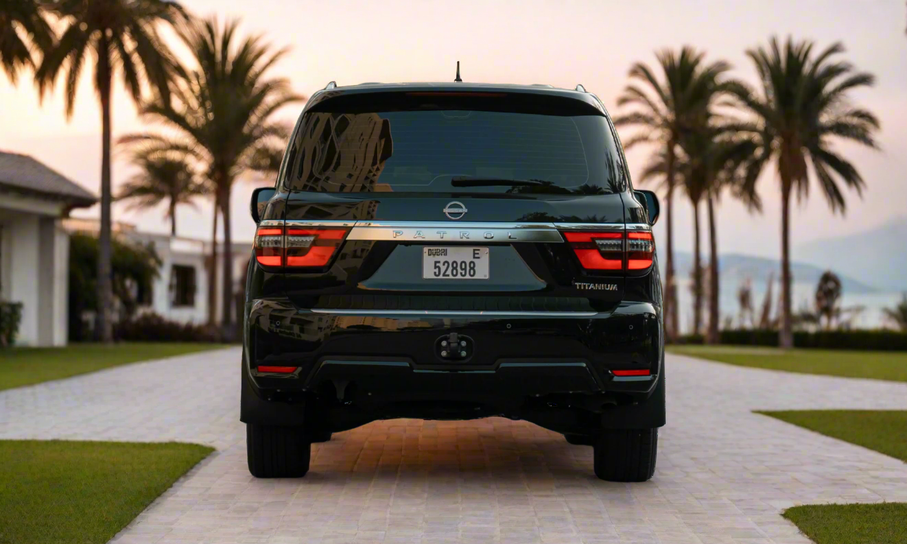 Rent Nissan Patrol 2022 Black 52898E V6 or similar
