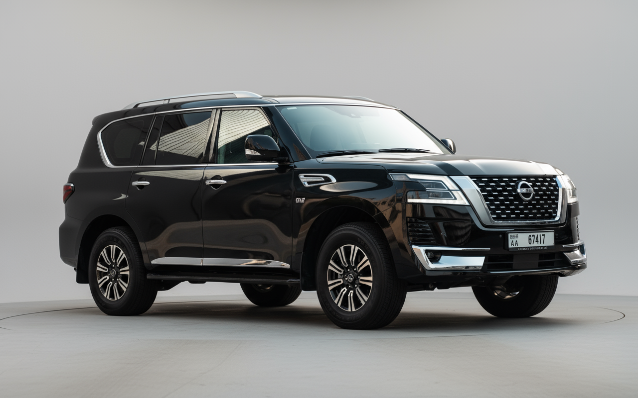Rent Nissan Patrol 2024 Black 67417AA V6 or similar