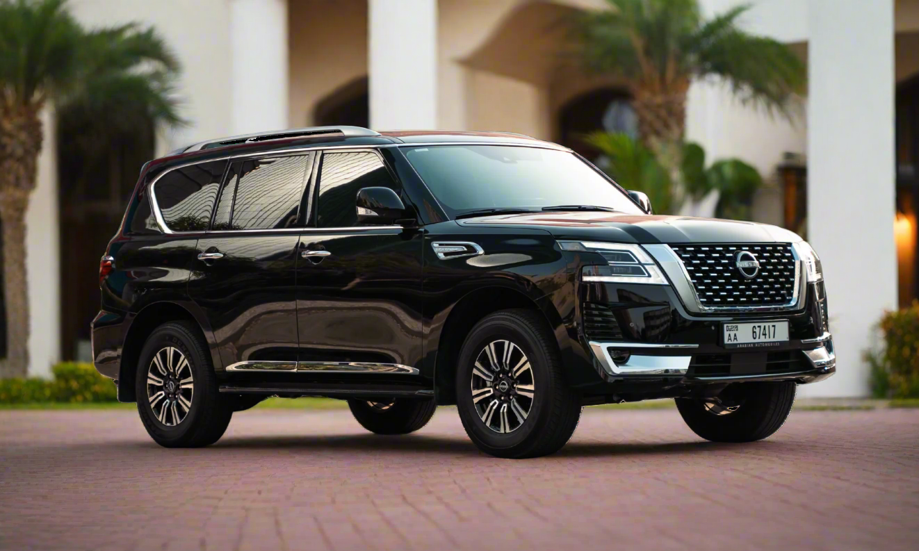 Rent Nissan Patrol 2024 Black 67417AA V6 or similar