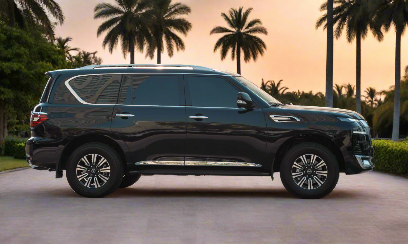 Rent Nissan Patrol 2024 Black 67417AA V6 or similar