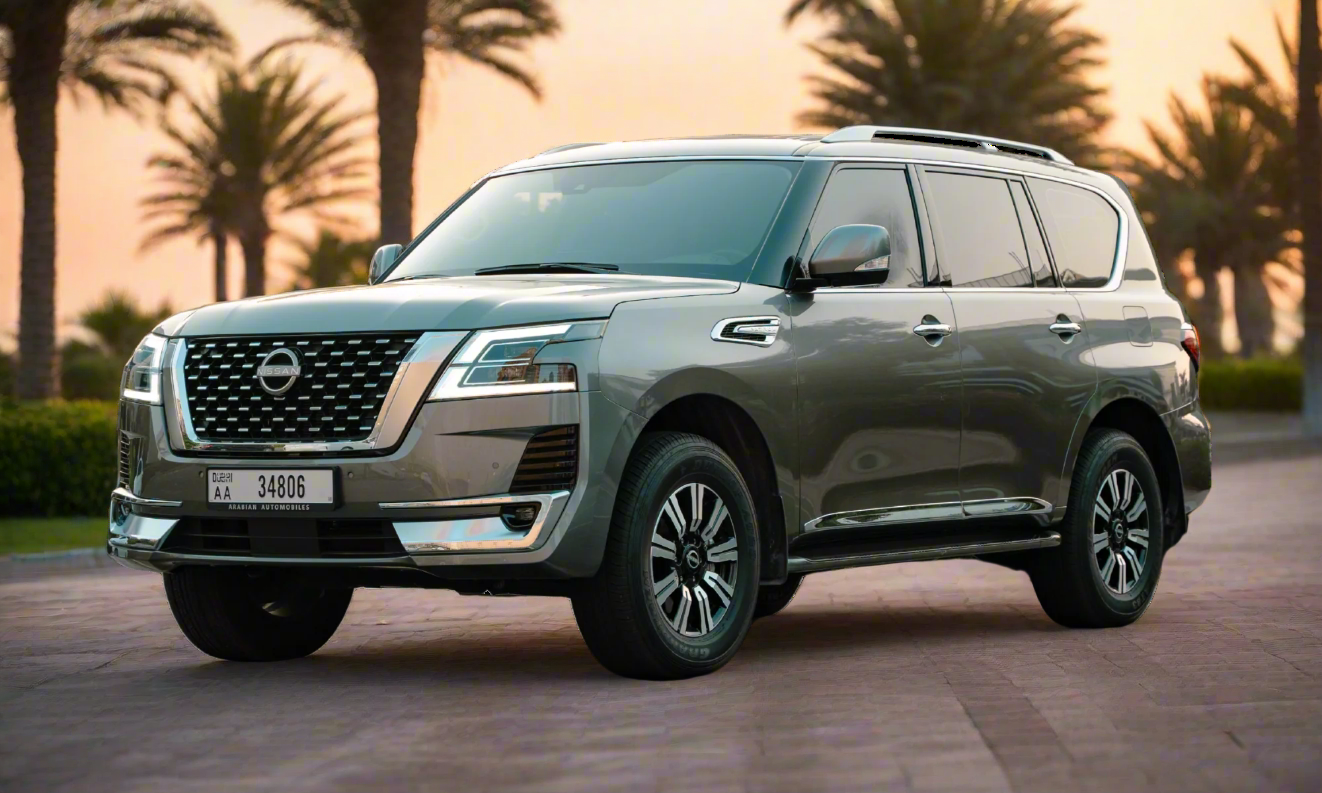 Rent Nissan Patrol 2024 Grey 34806AA V6 or similar