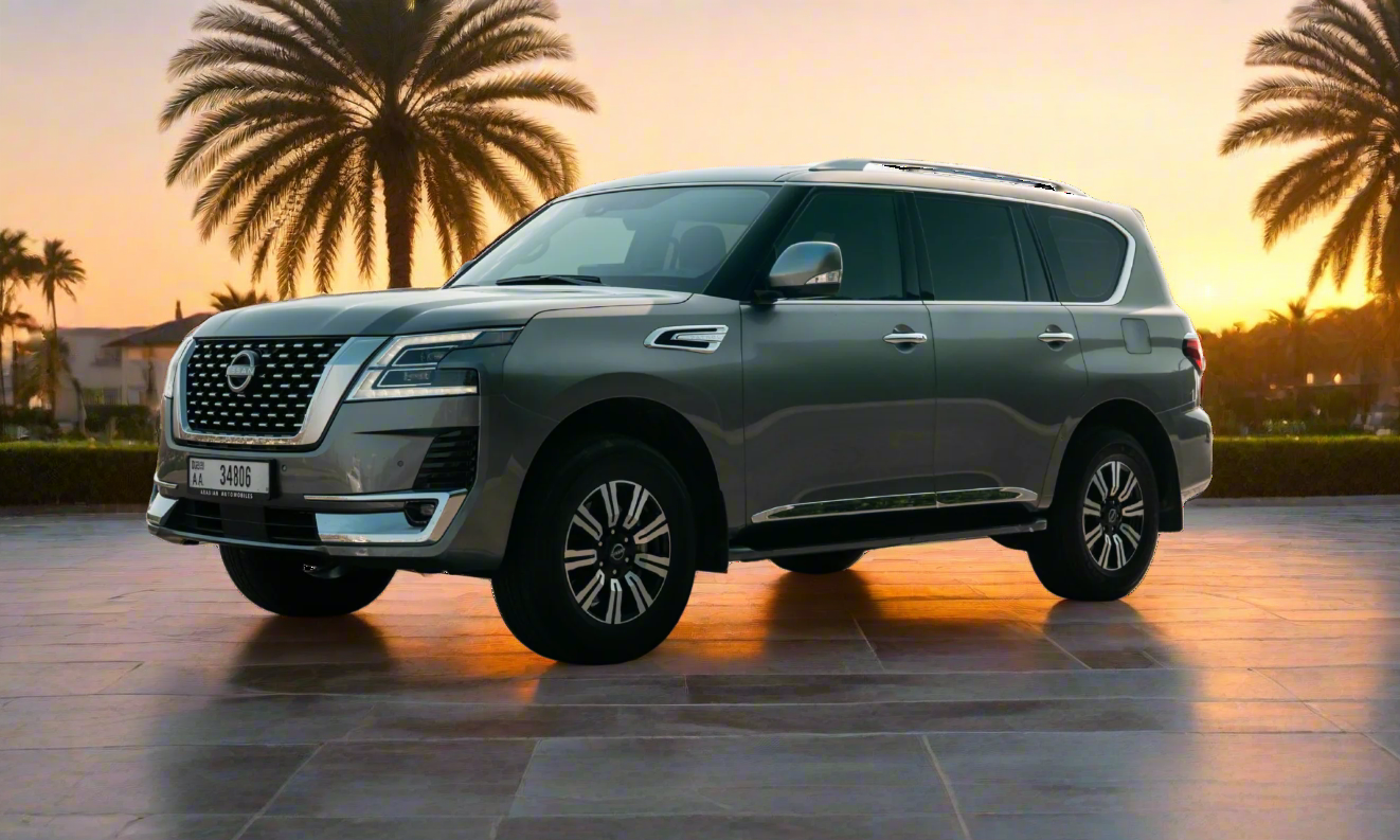 Rent Nissan Patrol 2024 Grey 34806AA V6 or similar