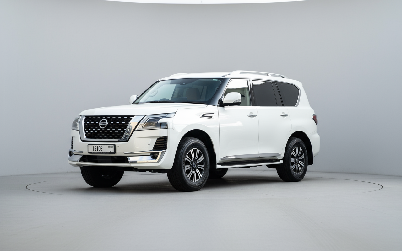 Rent Nissan Patrol 2024 White 90131L V6 or similar