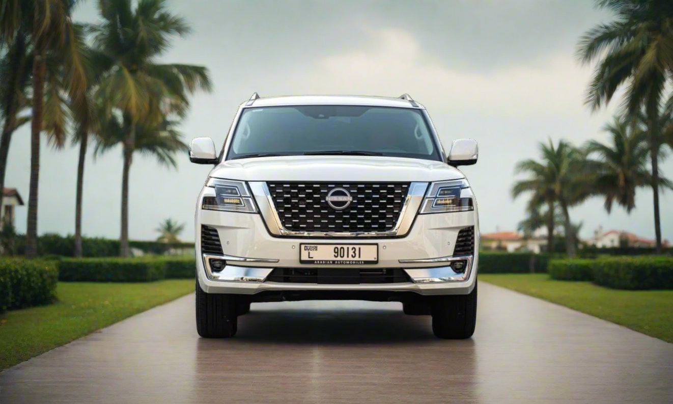 Rent Nissan Patrol 2024 White 90131L V6 or similar