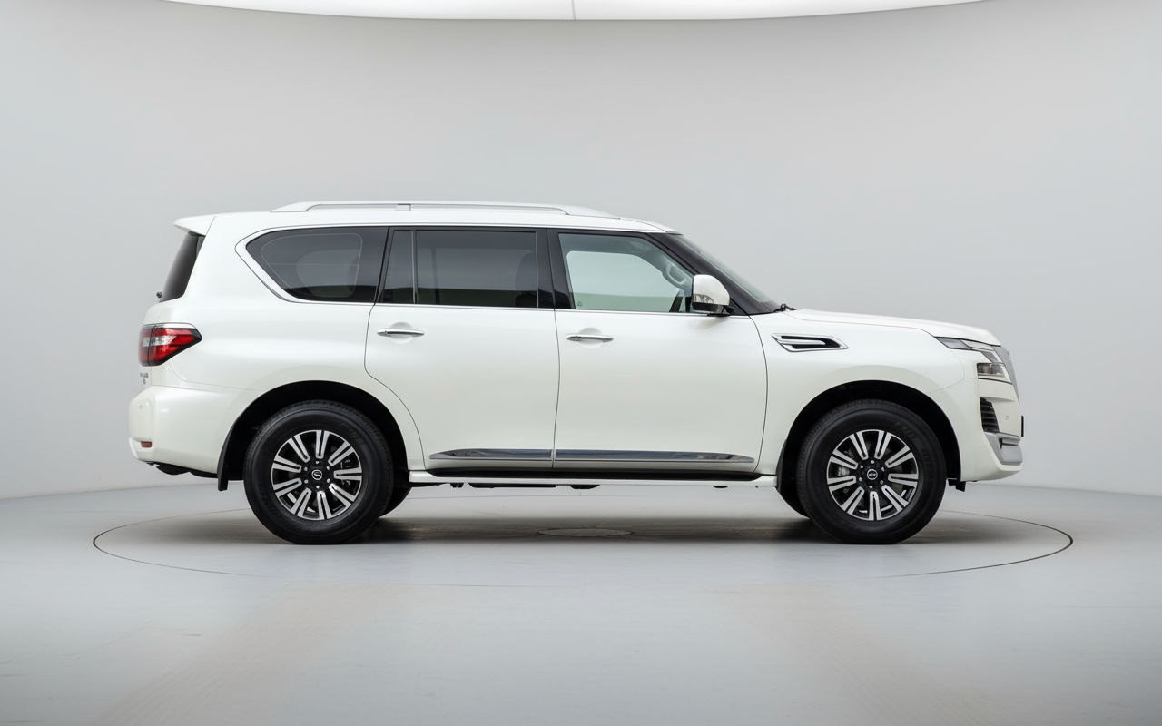 Rent Nissan Patrol 2024 White 90131L V6 or similar