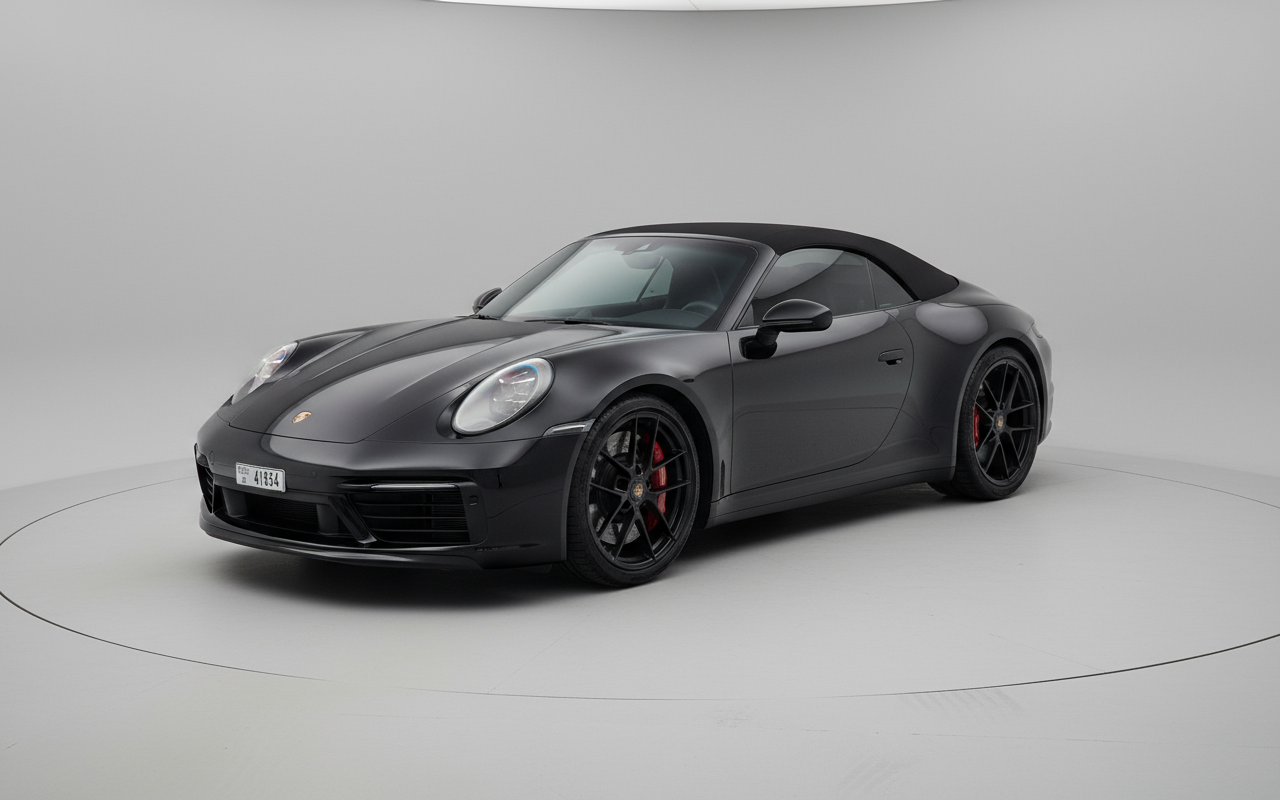 Rent Porsche GTS 911 Convertible 2025 Black 41854 G or similar