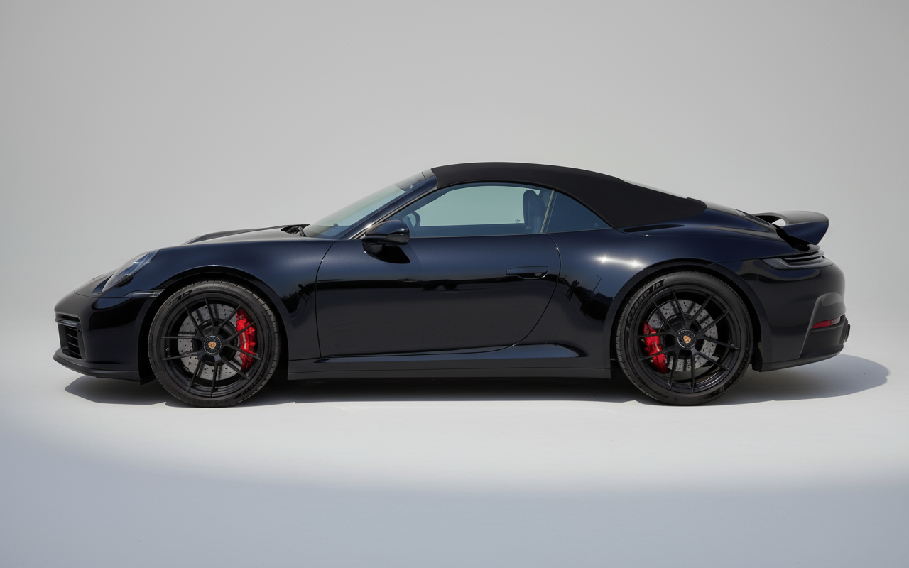Rent Porsche GTS 911 Convertible 2025 Black 41854 G or similar