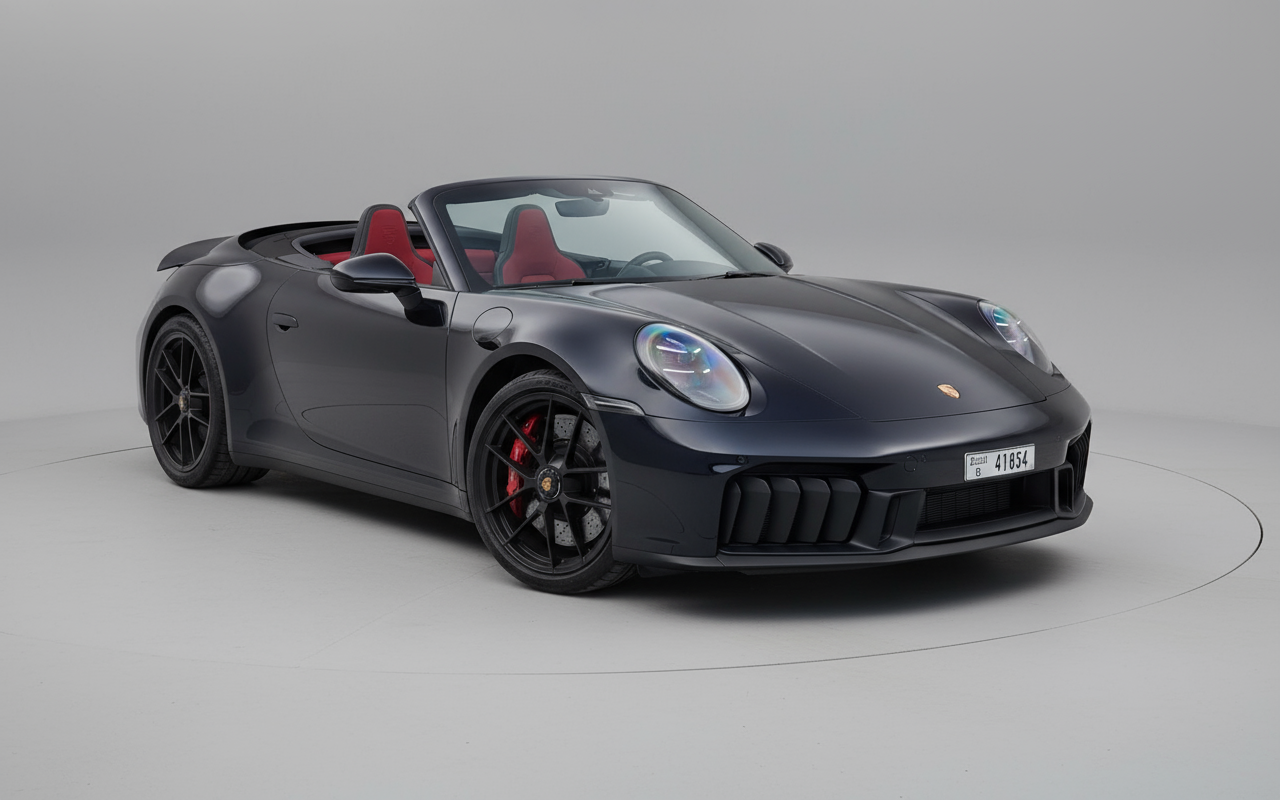 Rent Porsche GTS 911 Convertible 2025 Black 41854 G or similar