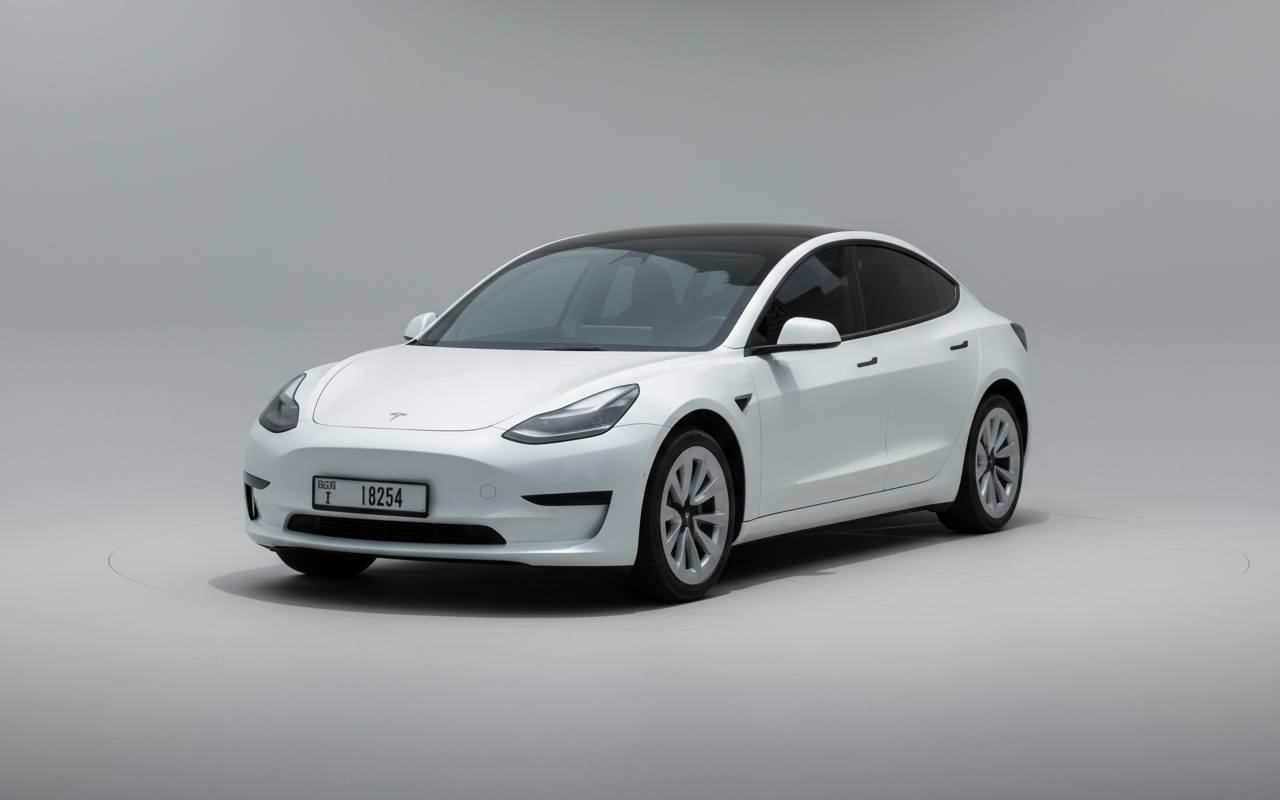 Rent Tesla Model 3 2023 White 18254I or similar