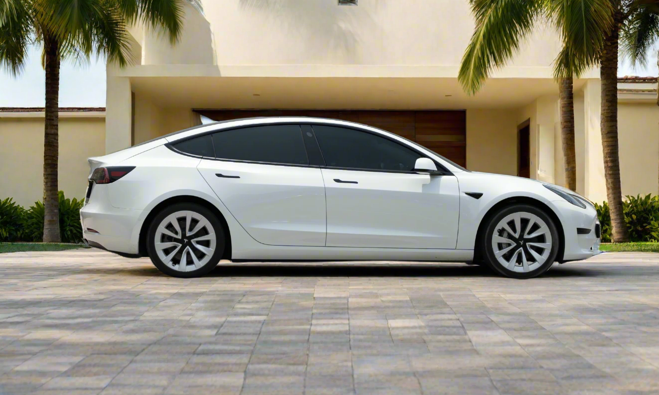 Rent Tesla Model 3 2023 White 18254I or similar