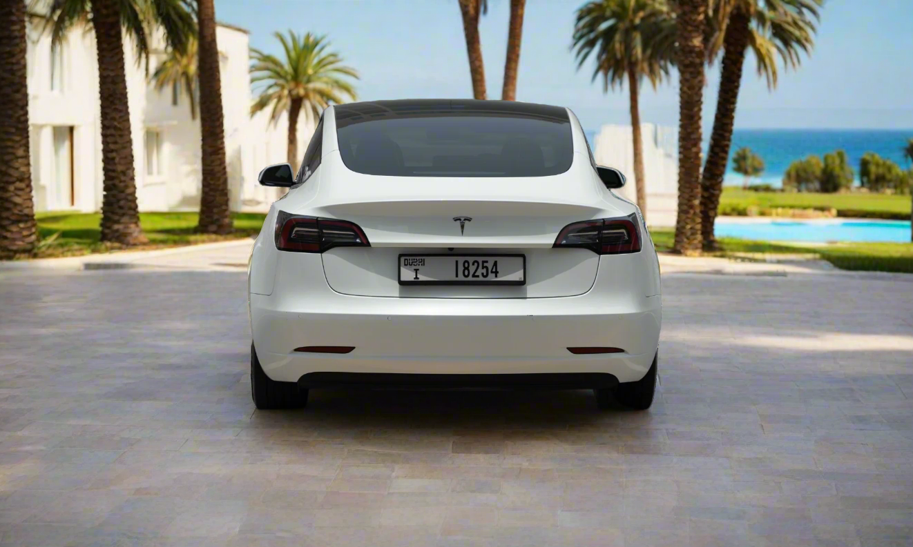 Rent Tesla Model 3 2023 White 18254I or similar
