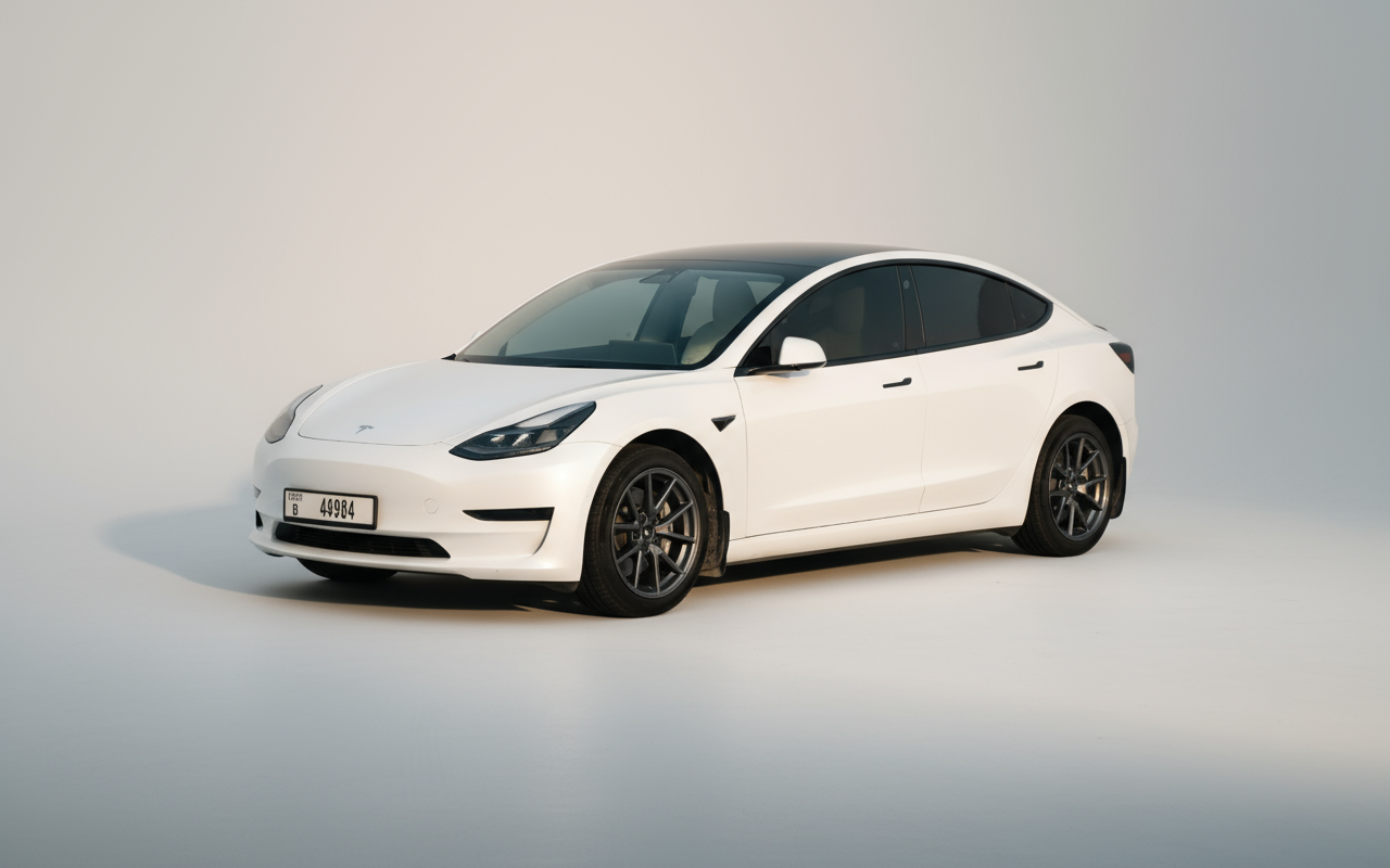 Rent Tesla Model 3 2023 White 44984B or similar
