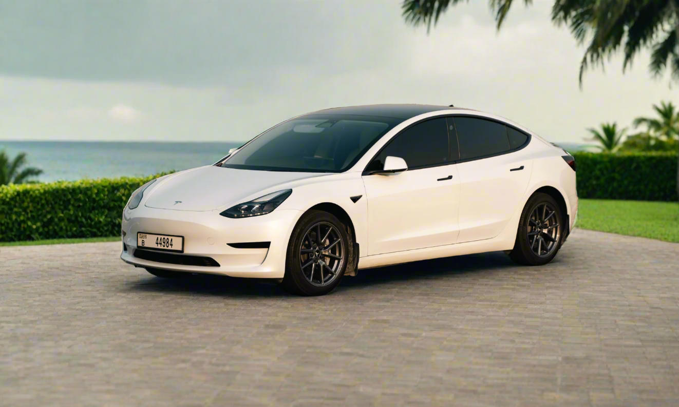 Rent Tesla Model 3 2023 White 44984B or similar