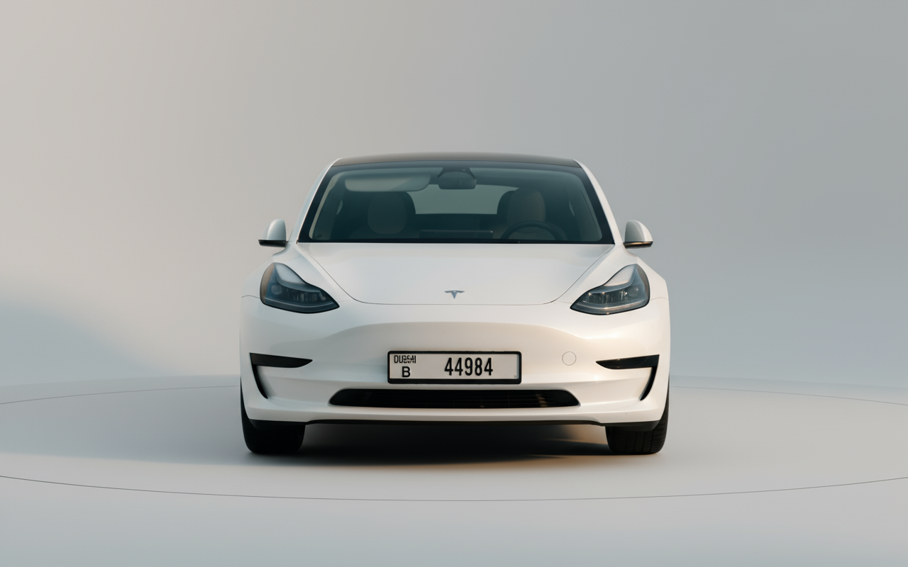Rent Tesla Model 3 2023 White 44984B or similar