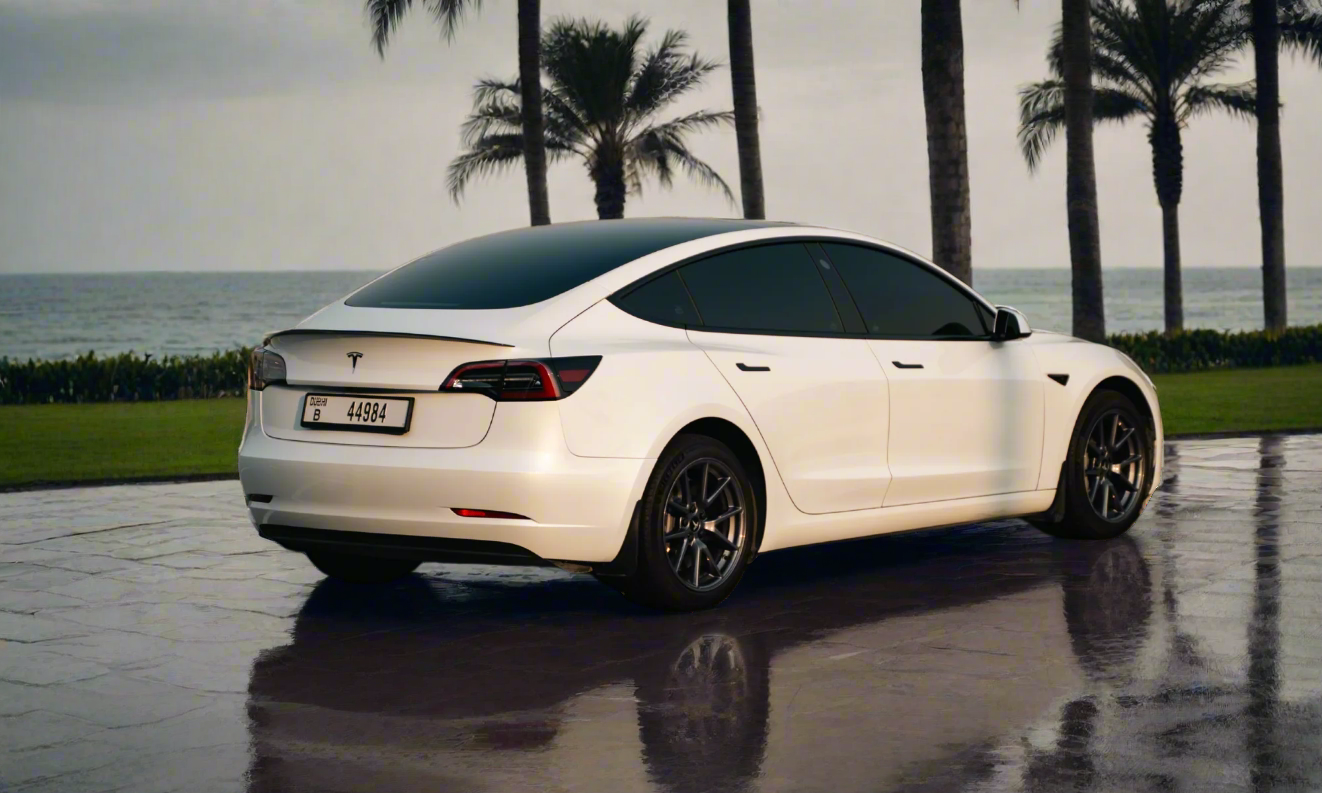 Rent Tesla Model 3 2023 White 44984B or similar