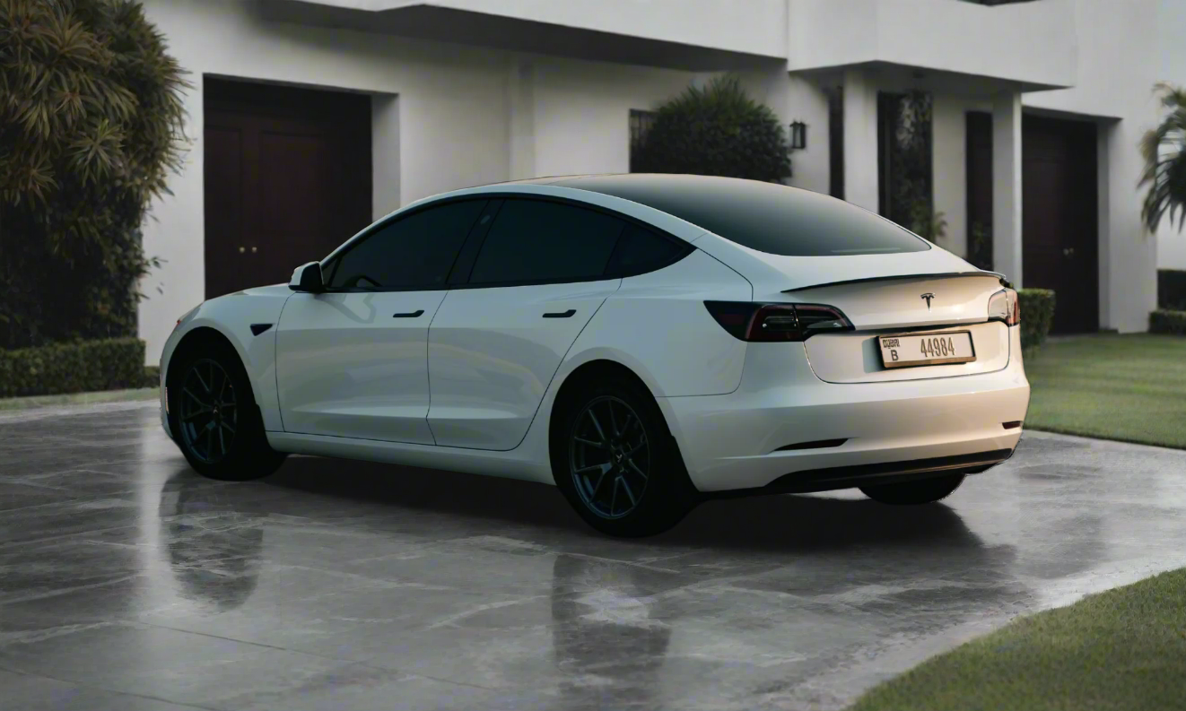 Rent Tesla Model 3 2023 White 44984B or similar
