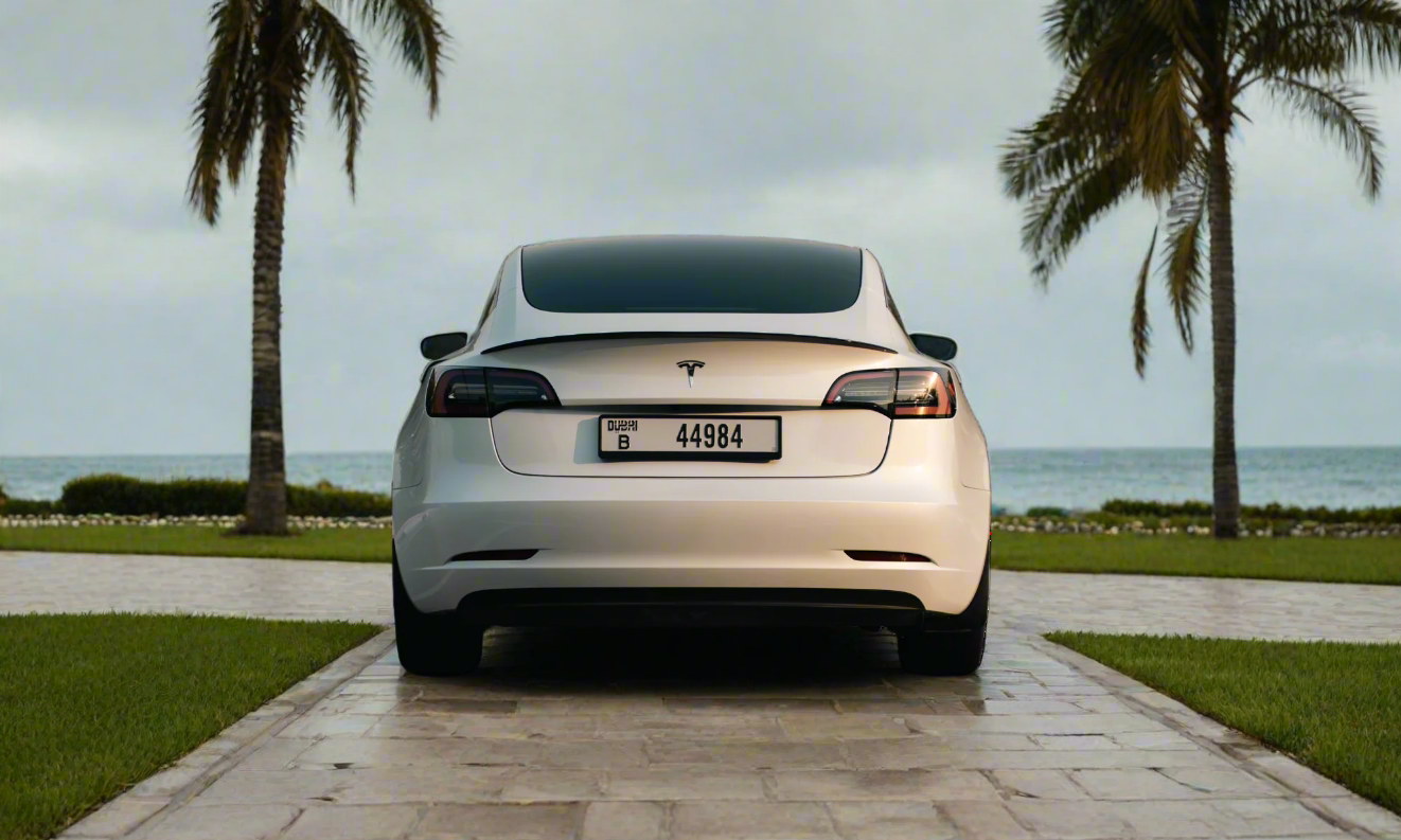 Rent Tesla Model 3 2023 White 44984B or similar