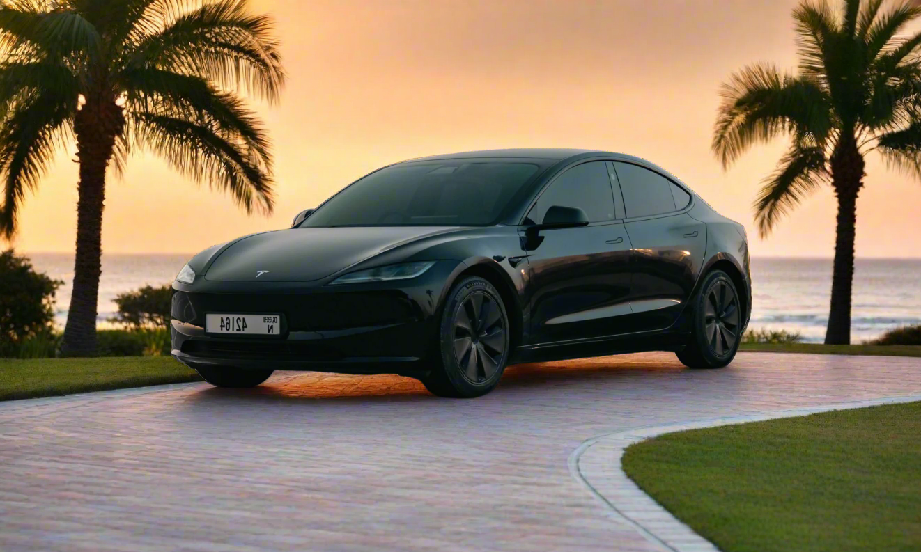 Rent Tesla Model 3 2024 Black 42164N or similar