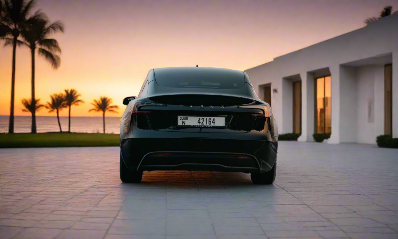 Rent Tesla Model 3 2024 Black 42164N or similar