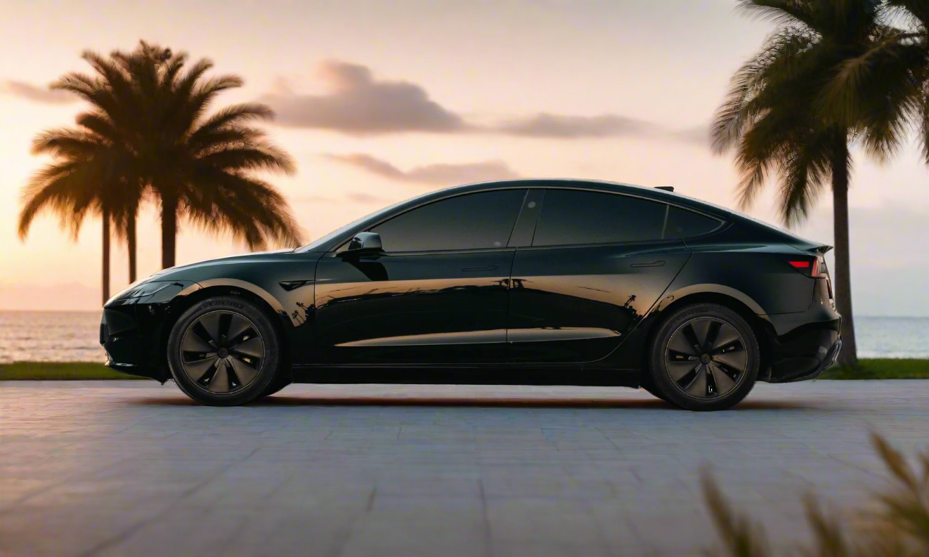 Rent Tesla Model 3 2024 Black 42164N or similar