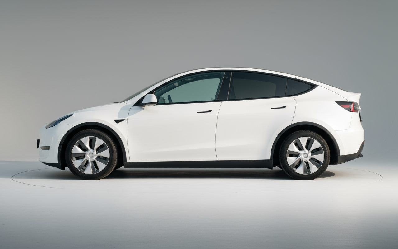 Rent Tesla Model Y 2022 White 72653Y LR or similar