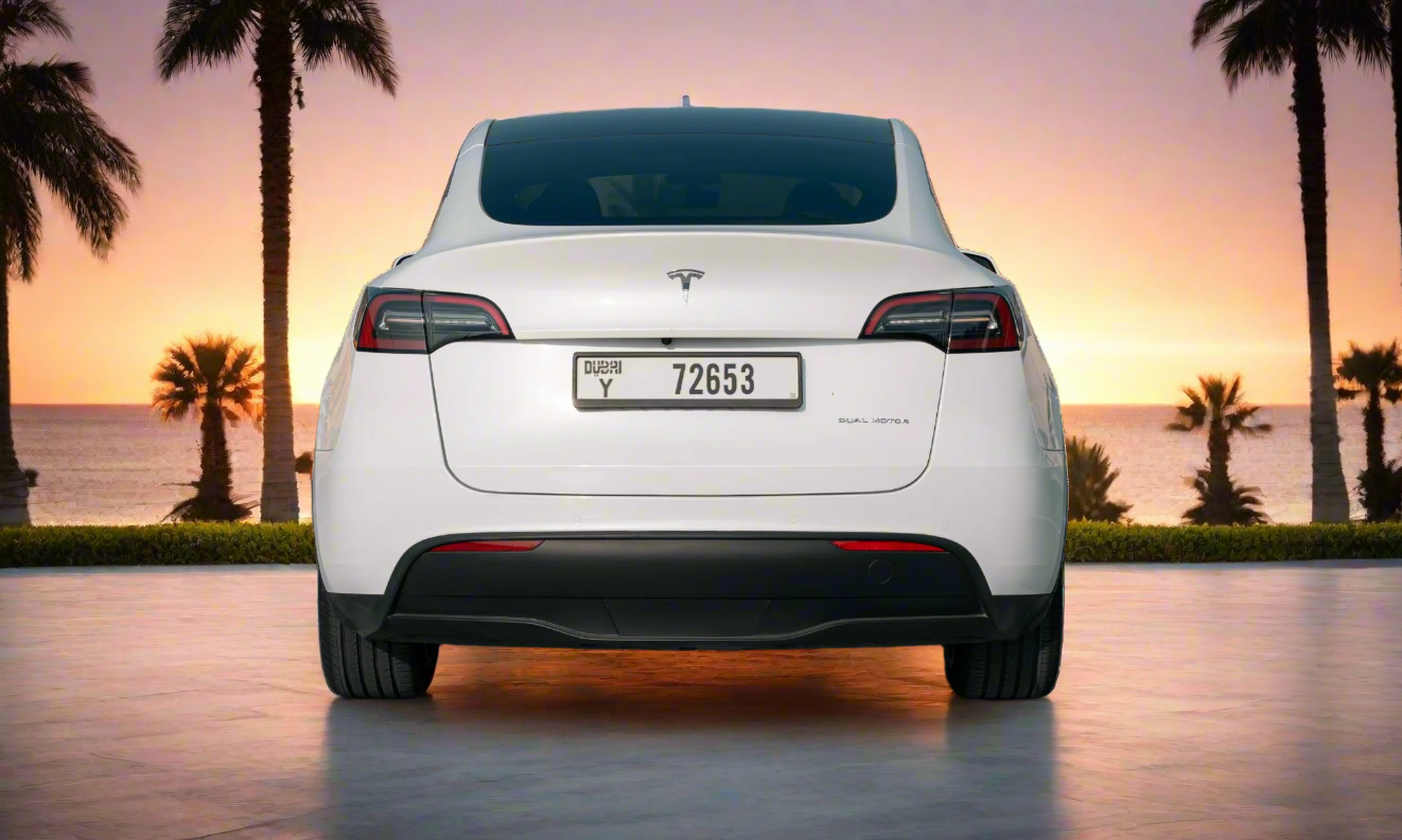 Rent Tesla Model Y 2022 White 72653Y LR or similar