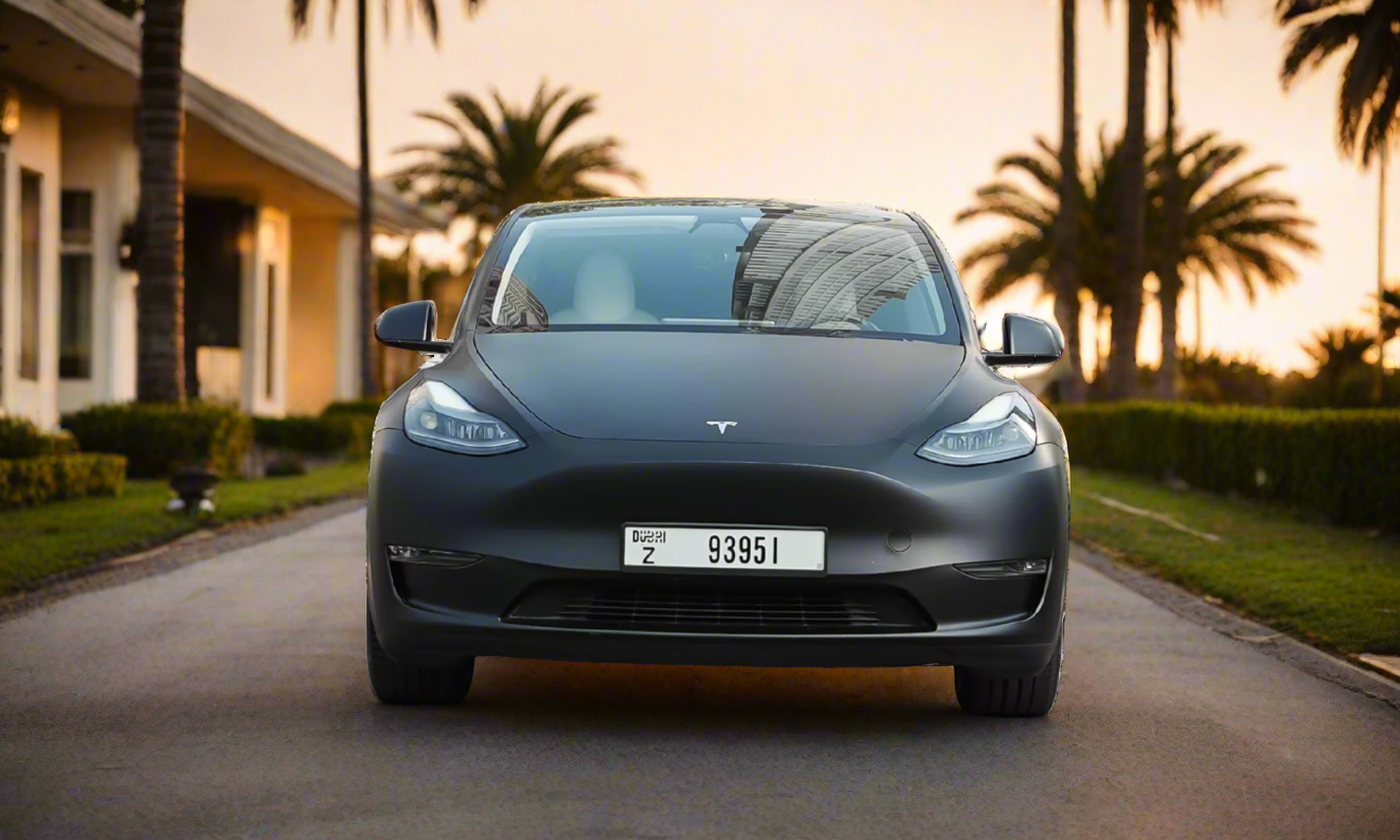 Rent Tesla Model Y 2023 Black 93951Z Perf or similar